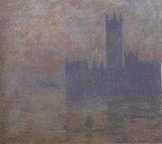 Claude Monet, Houses of Parliament,Fog Effect